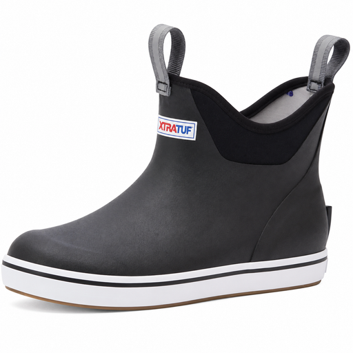XTRATUF Black Women's Ankle Deck Boot WOMEN - Footwear - Boots - Work Boots XTRATUF