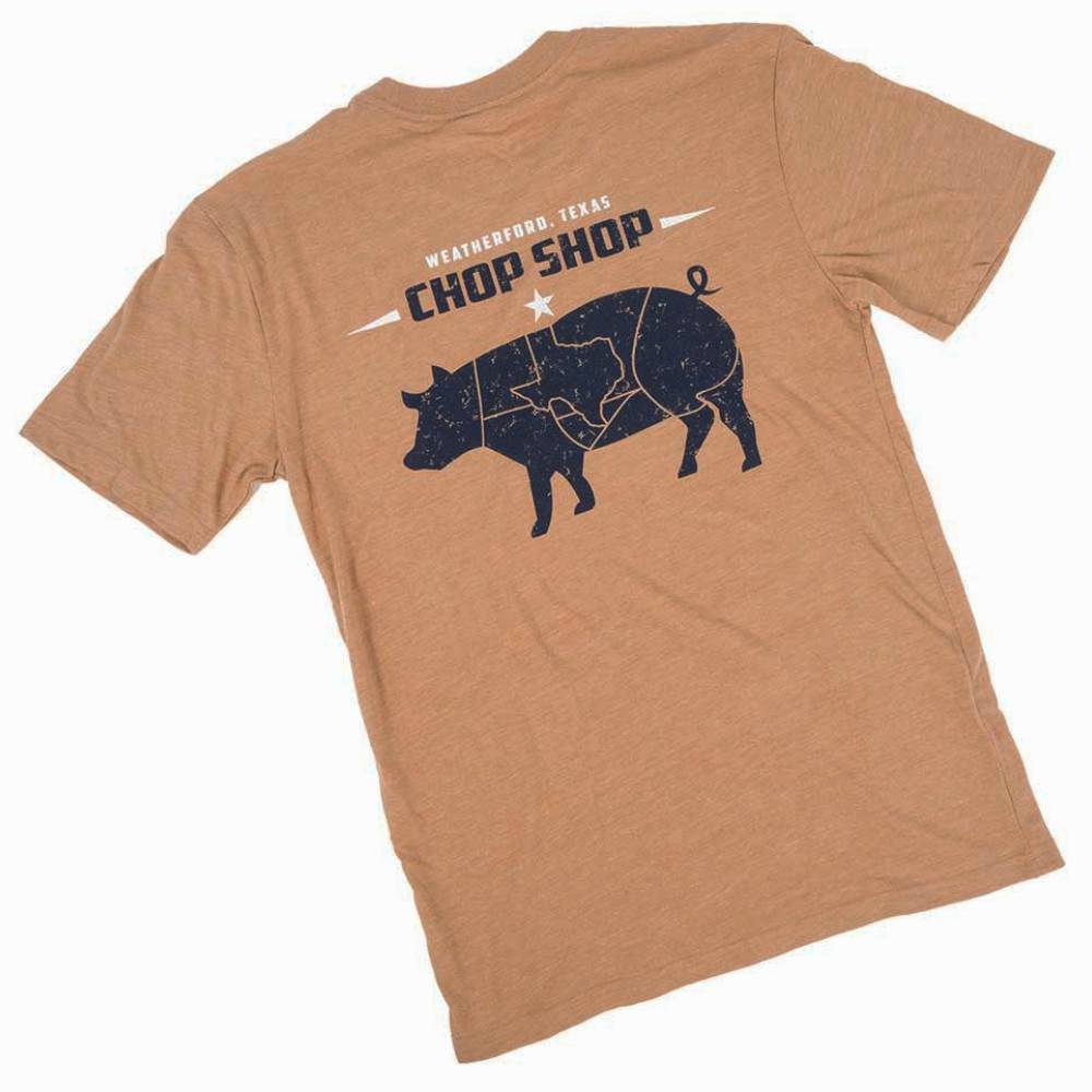 Teskey's Chop Shop Tee - Russett TESKEY'S GEAR - SS T-Shirts Lakeshirts   