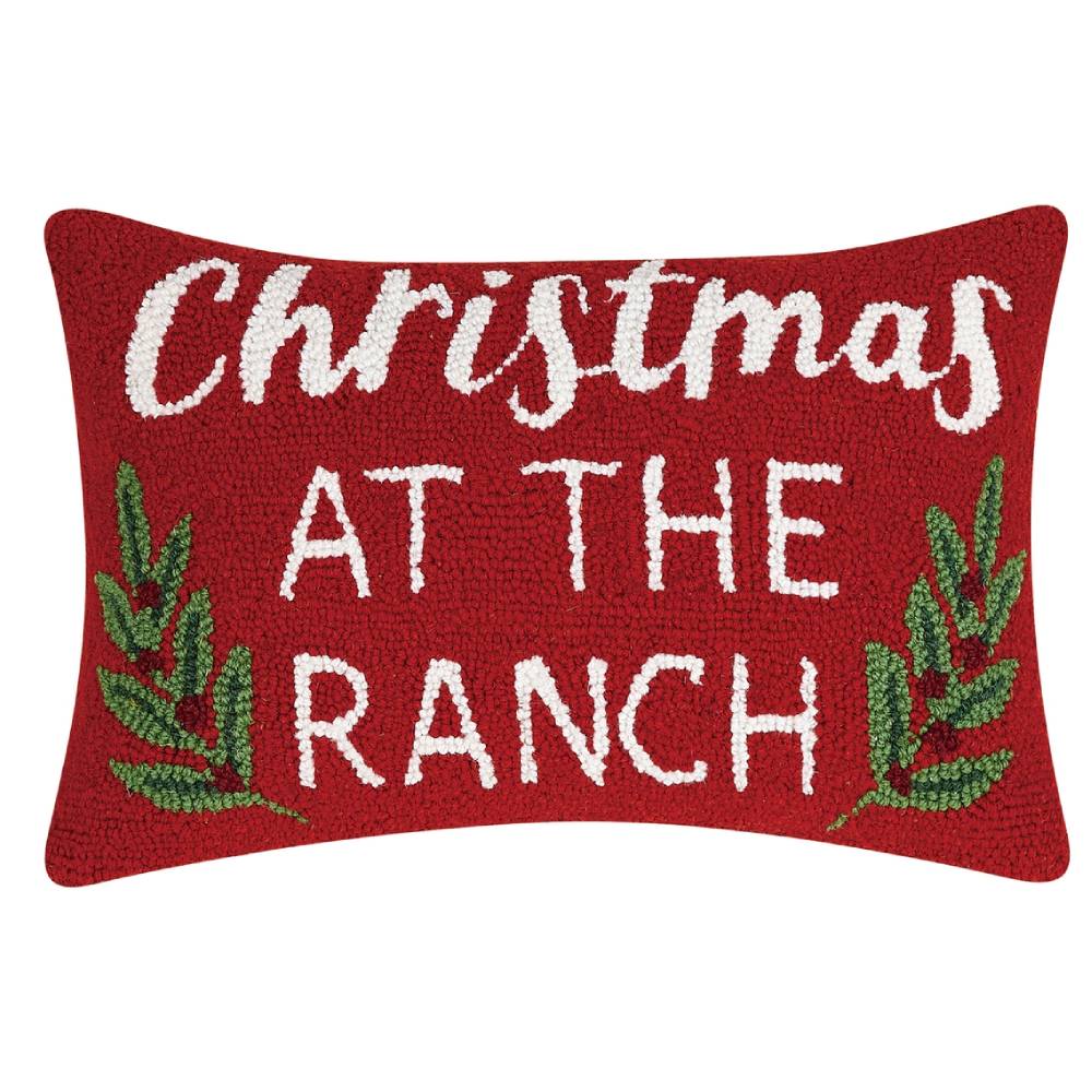 "Christmas At The Ranch" Accent Pillow HOME & GIFTS - Home Decor - Seasonal Decor Peking Handicraft   