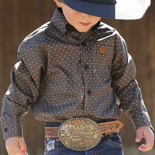 Cinch Baby Geo Print Shirt - FINAL SALE KIDS - Baby - Baby Boy Clothing Cinch