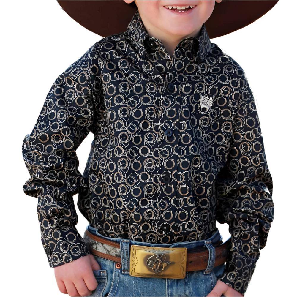 Cinch Baby Rope Print Shirt - FINAL SALE KIDS - Baby - Baby Boy Clothing Cinch