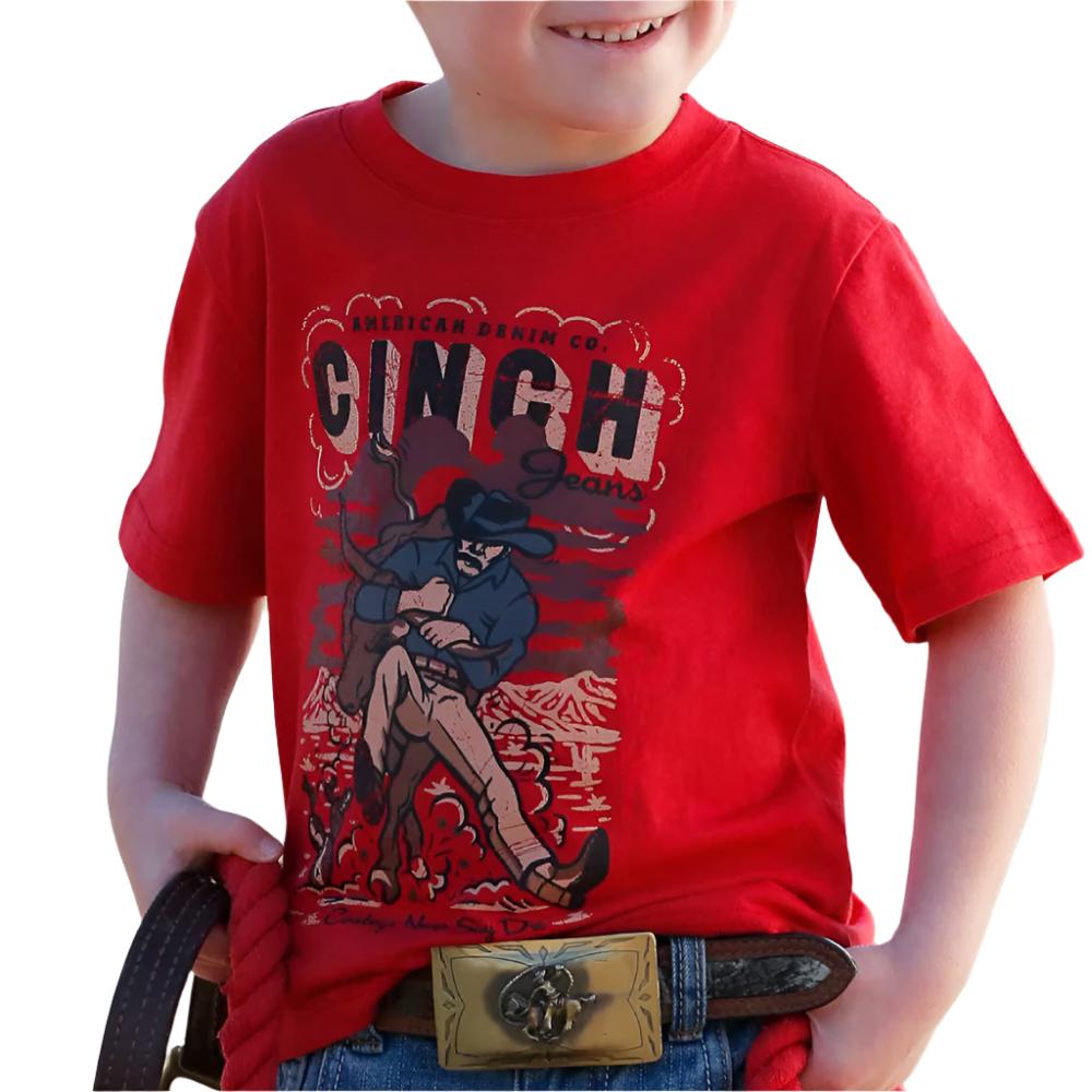 Cinch Baby Steer Wrestler Tee KIDS - Baby - Baby Boy Clothing Cinch   