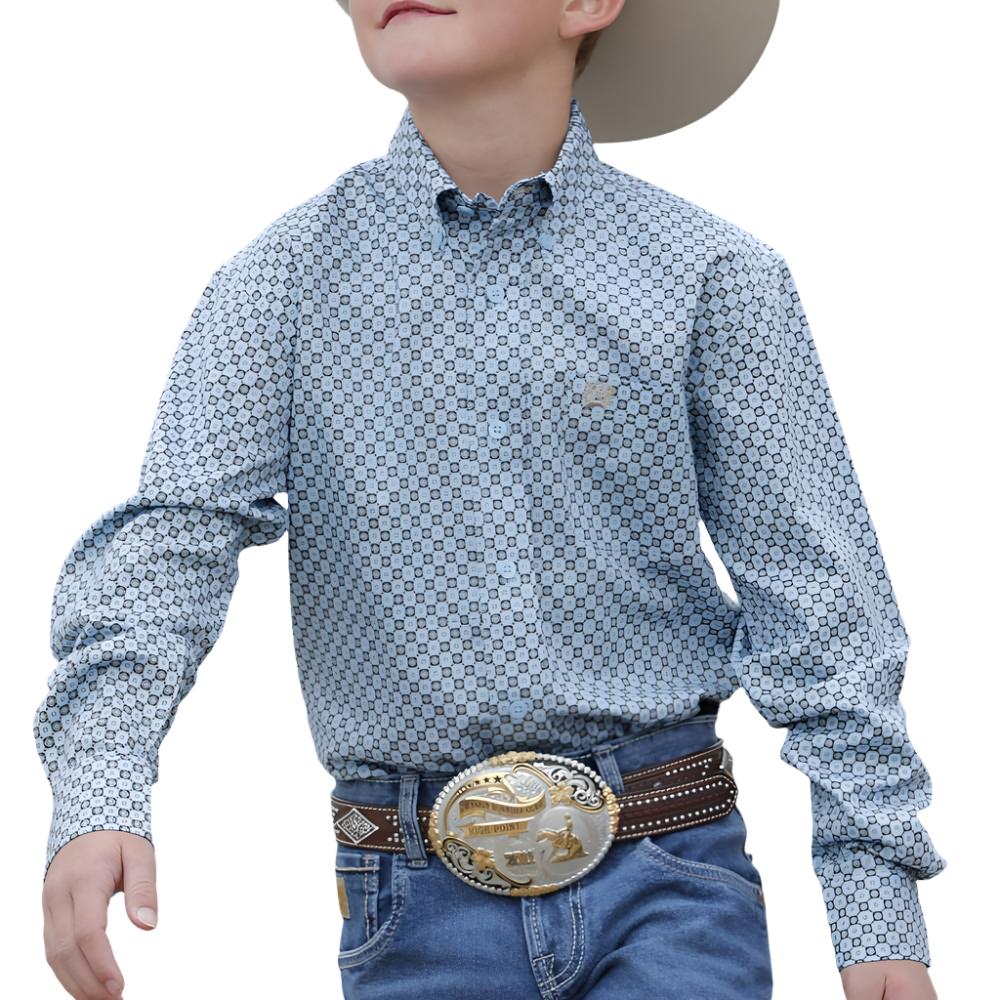 Cinch Boy's Geo Print Shirt KIDS - Boys - Clothing - Shirts - Long Sleeve Shirts Cinch   