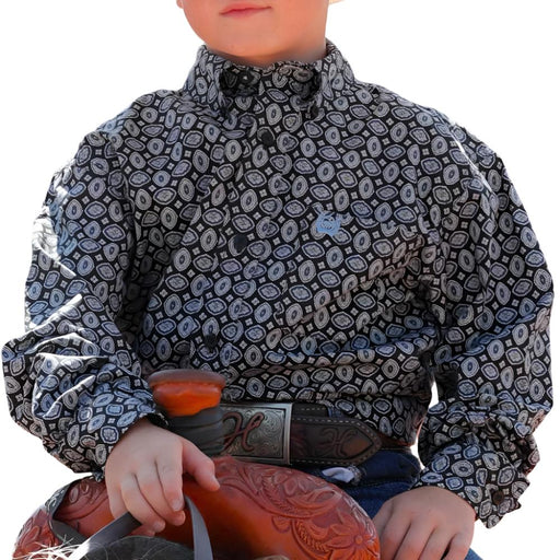 Cinch Boy's Medallion Print Shirt KIDS - Boys - Clothing - Shirts - Long Sleeve Shirts Cinch   