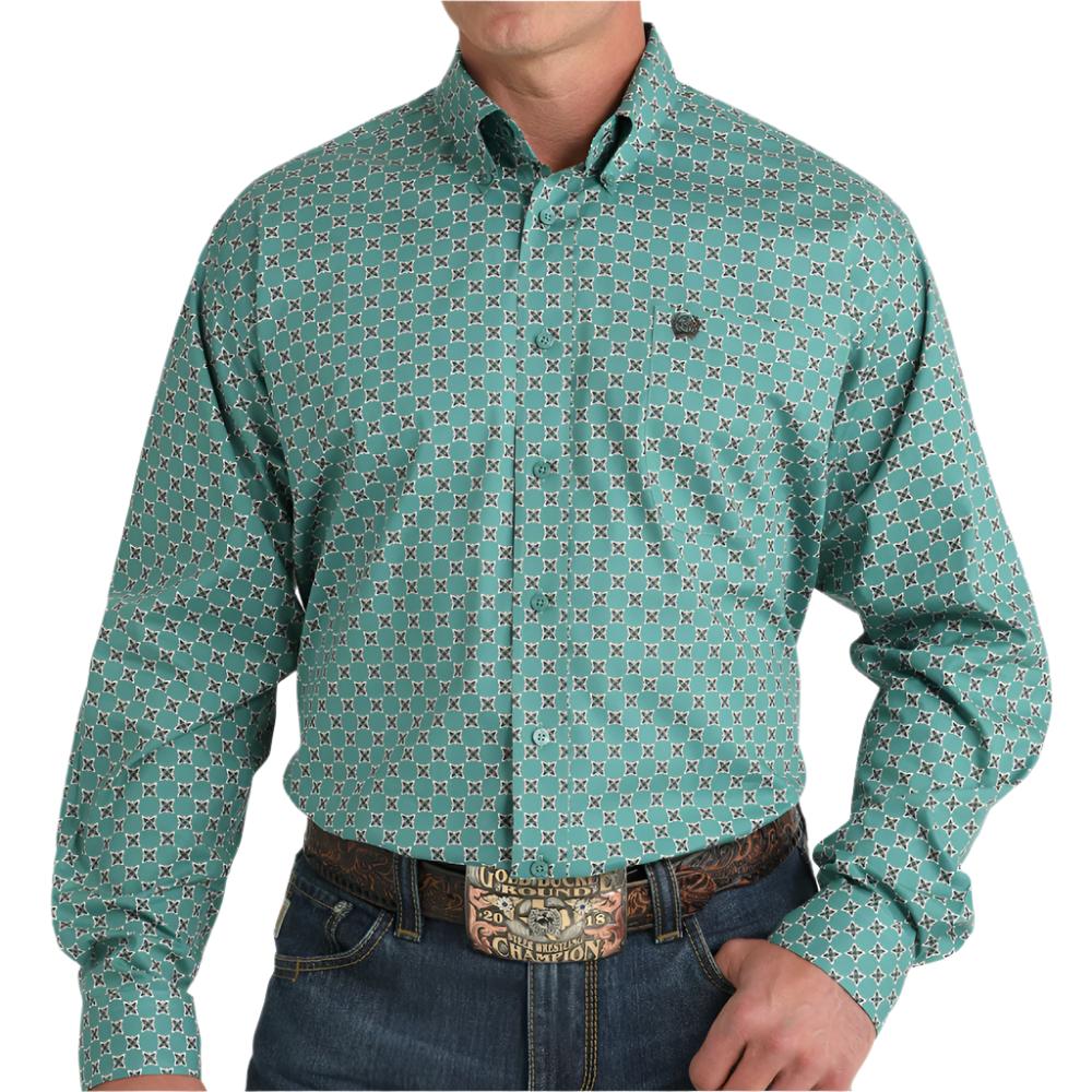 Cinch Men's Geo Print Shirt MEN - Clothing - Shirts - Long Sleeve Shirts Cinch   