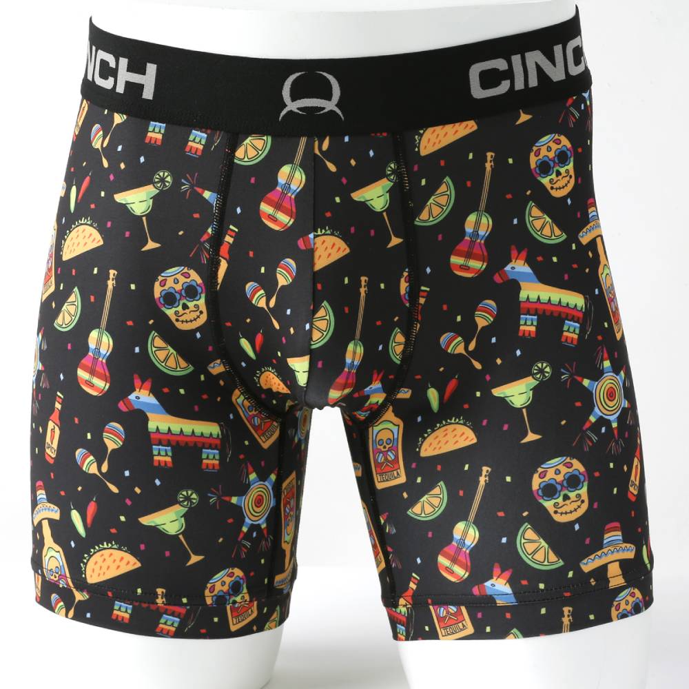Cinch Men's  6" Fiesta Boxer Brief MEN - Clothing - Underwear, Socks & Loungewear - Underwear Cinch   