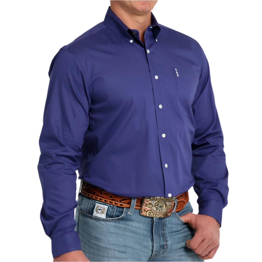 Cinch Men's Solid Modern Fit Shirt MEN - Clothing - Shirts - Long Sleeve Shirts Cinch