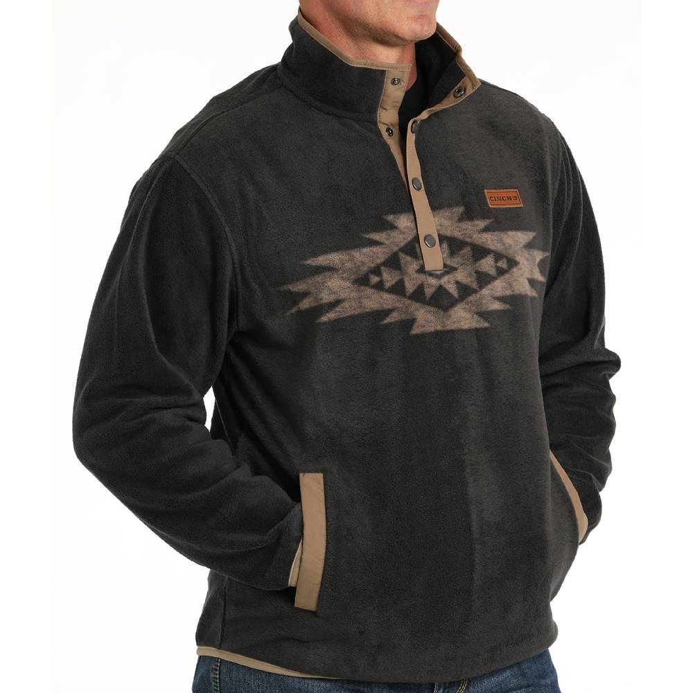 Cinch Men's Aztec Fleece Pullover MEN - Clothing - Pullovers & Hoodies Cinch   