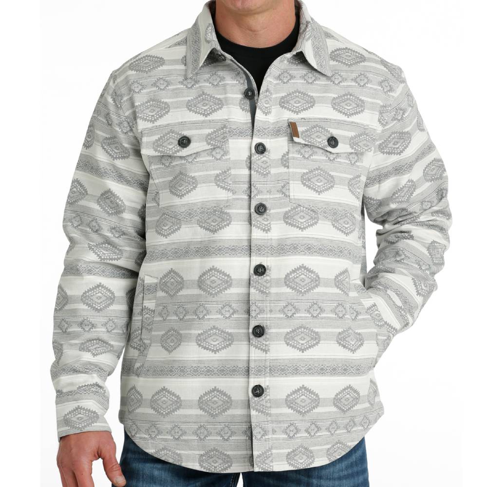 Cinch Men's Aztec Jacquard Shirt Jacket - FINAL SALE MEN - Clothing - Outerwear - Jackets Cinch   