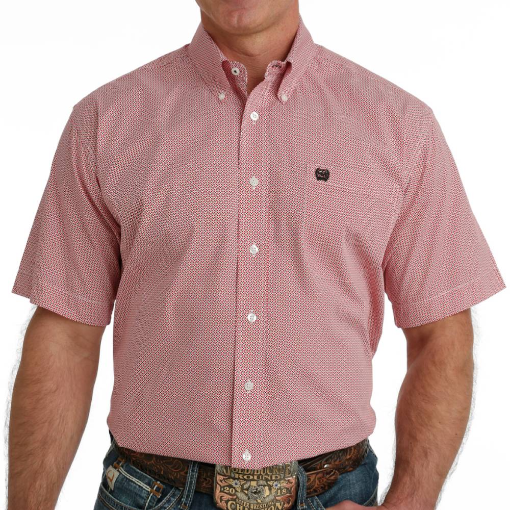Cinch Men's Geo Circles Shirt MEN - Clothing - Shirts - Short Sleeve Shirts Cinch   