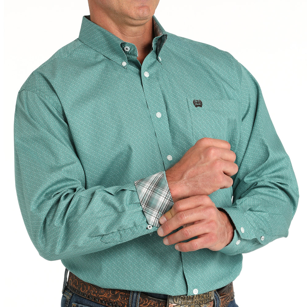 Cinch Men's Geo Print Shirt MEN - Clothing - Shirts - Long Sleeve Shirts Cinch   