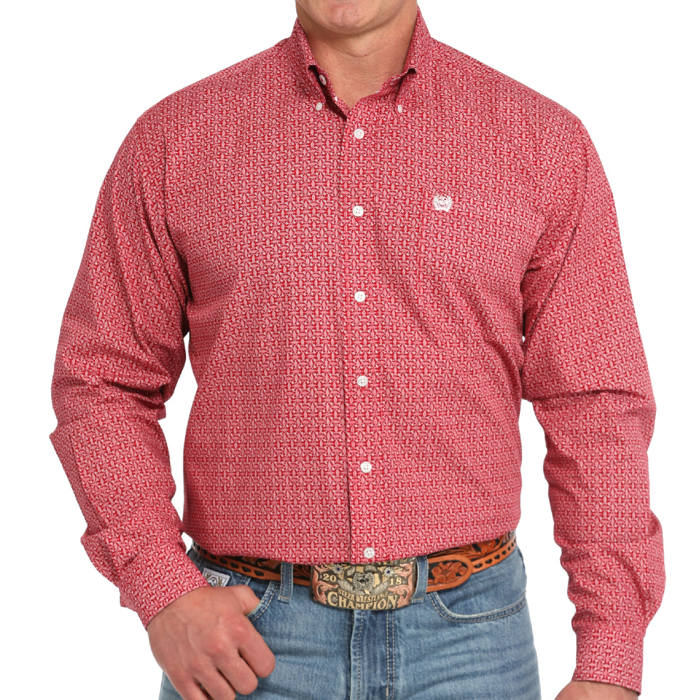 Cinch Men's Geo Print Shirt MEN - Clothing - Shirts - Long Sleeve Shirts Cinch   