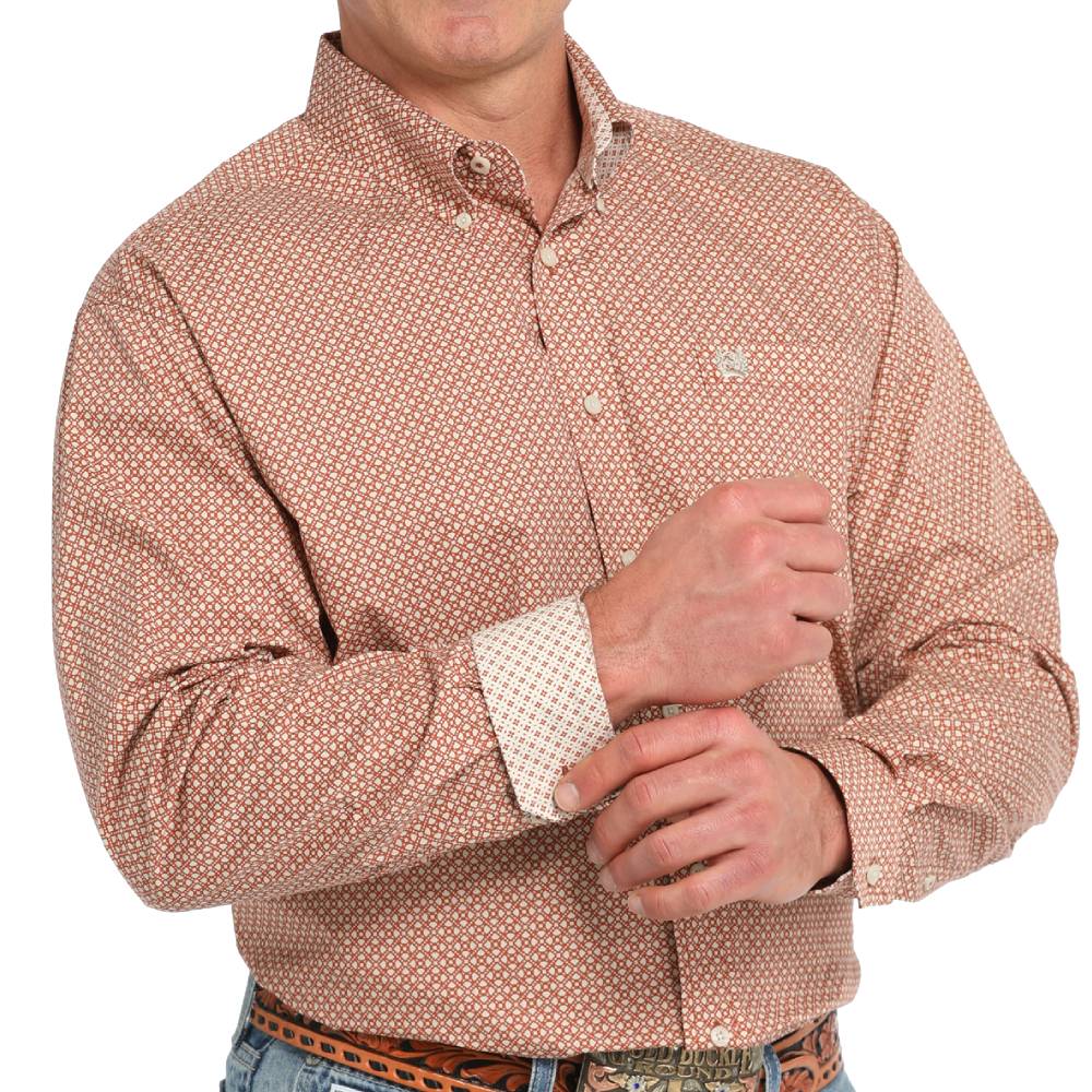 Cinch Men's Geo Print Shirt MEN - Clothing - Shirts - Long Sleeve Shirts Cinch