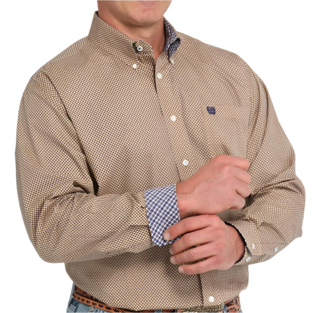 Cinch Men's Geo Print Shirt MEN - Clothing - Shirts - Long Sleeve Shirts Cinch