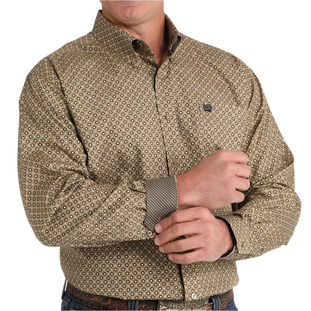 Cinch Men's Medallion Print Shirt MEN - Clothing - Shirts - Long Sleeve Shirts Cinch   