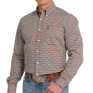 Cinch Men's Modern Fit Geo Print Shirt MEN - Clothing - Shirts - Long Sleeve Cinch