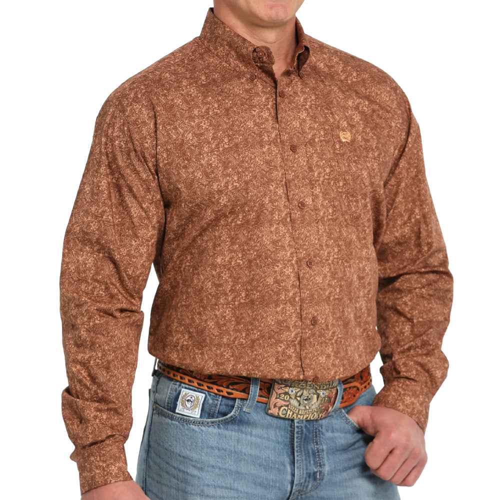 Cinch Men's Paisley Print Shirt MEN - Clothing - Shirts - Long Sleeve Shirts Cinch   