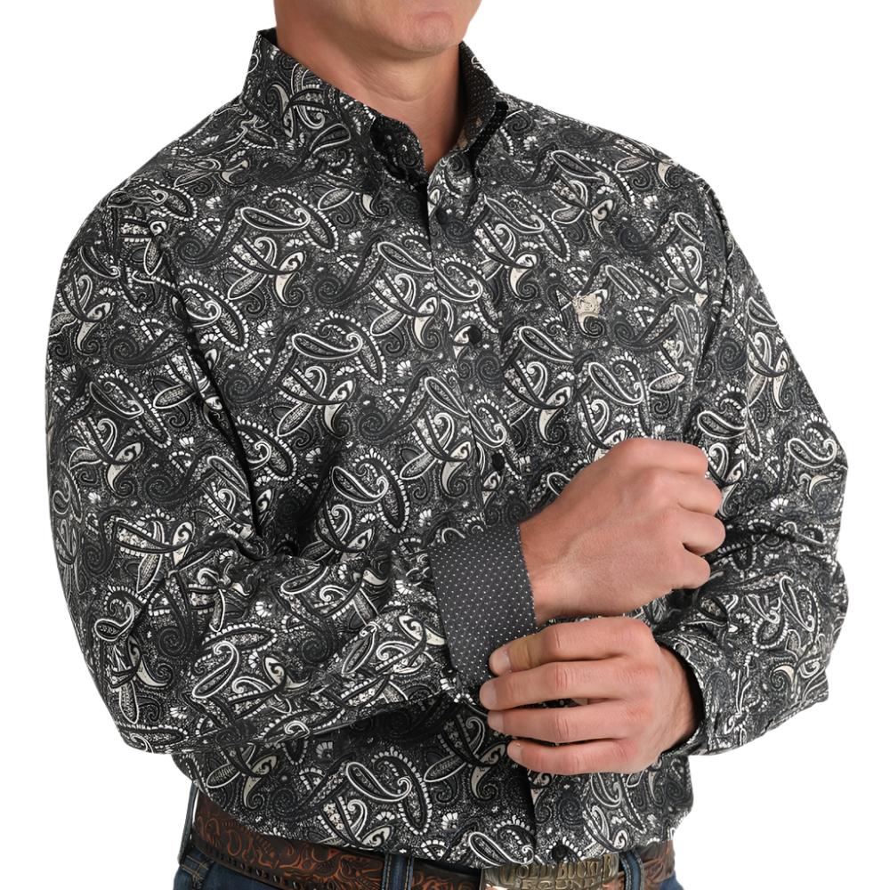 Cinch Men's Paisley Print Shirt MEN - Clothing - Shirts - Long Sleeve Shirts Cinch   