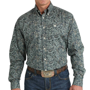 Cinch Men's Paisley Stretch Shirt MEN - Clothing - Shirts - Long Sleeve Shirts Cinch   