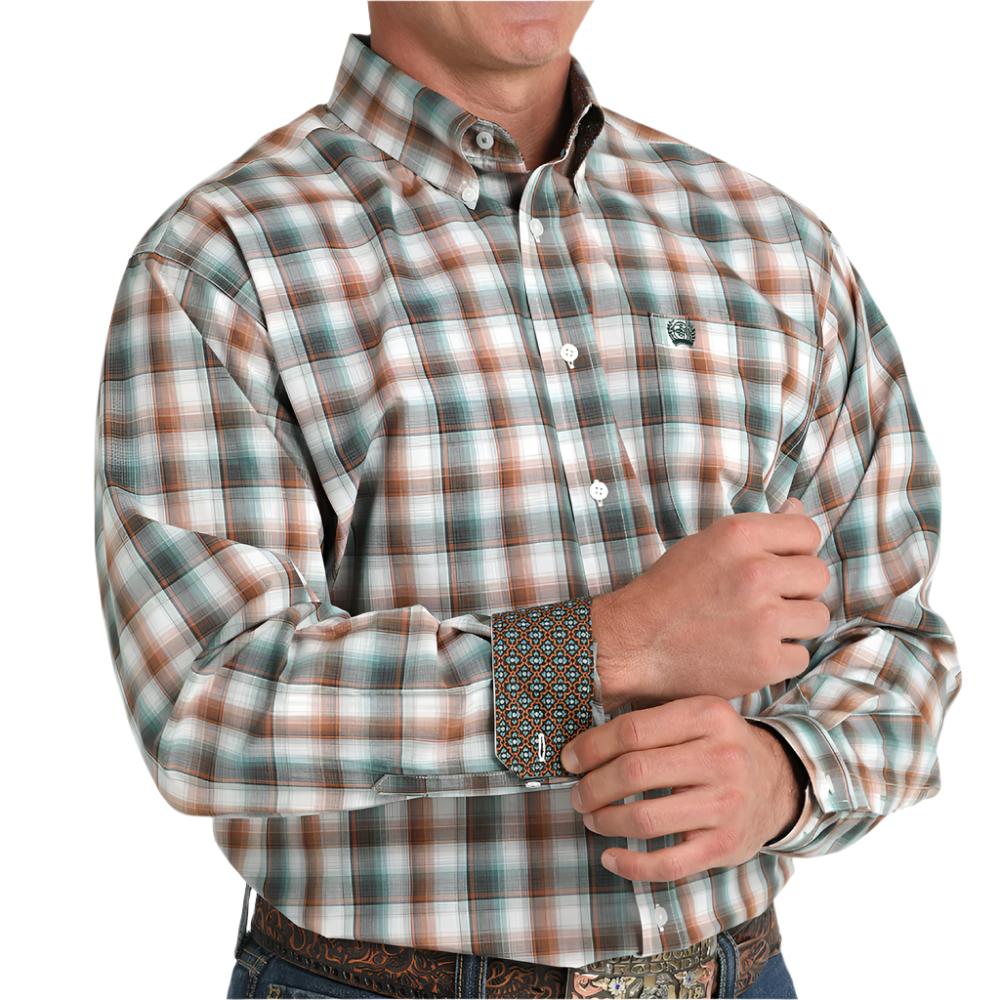 Cinch Men's Plaid Print Shirt MEN - Clothing - Shirts - Long Sleeve Shirts Cinch   