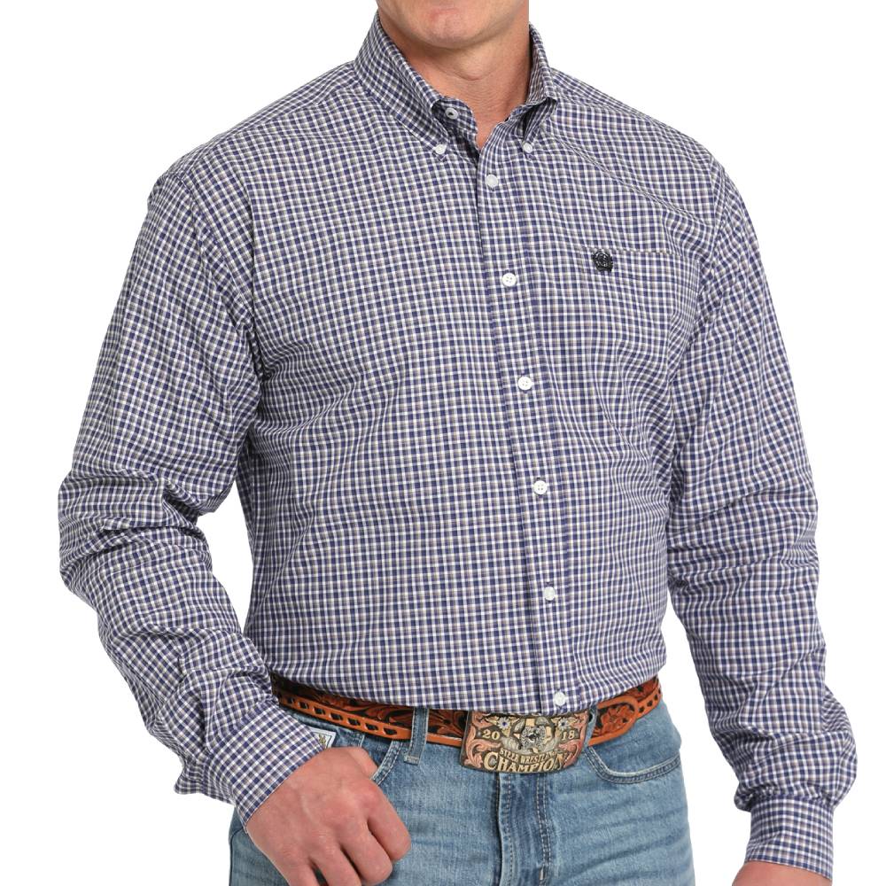 Cinch Men's Plaid Print Shirt MEN - Clothing - Shirts - Long Sleeve Shirts Cinch