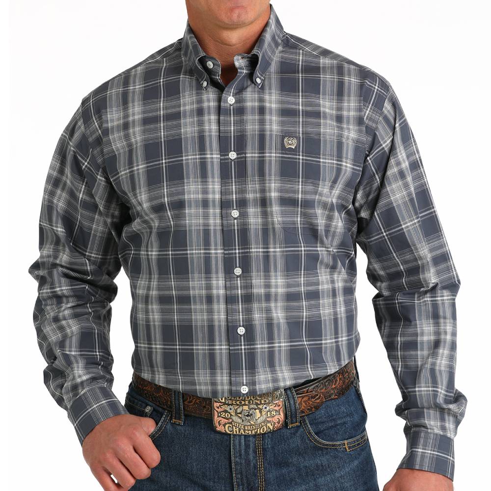 Cinch Men's Plaid Print Shirt