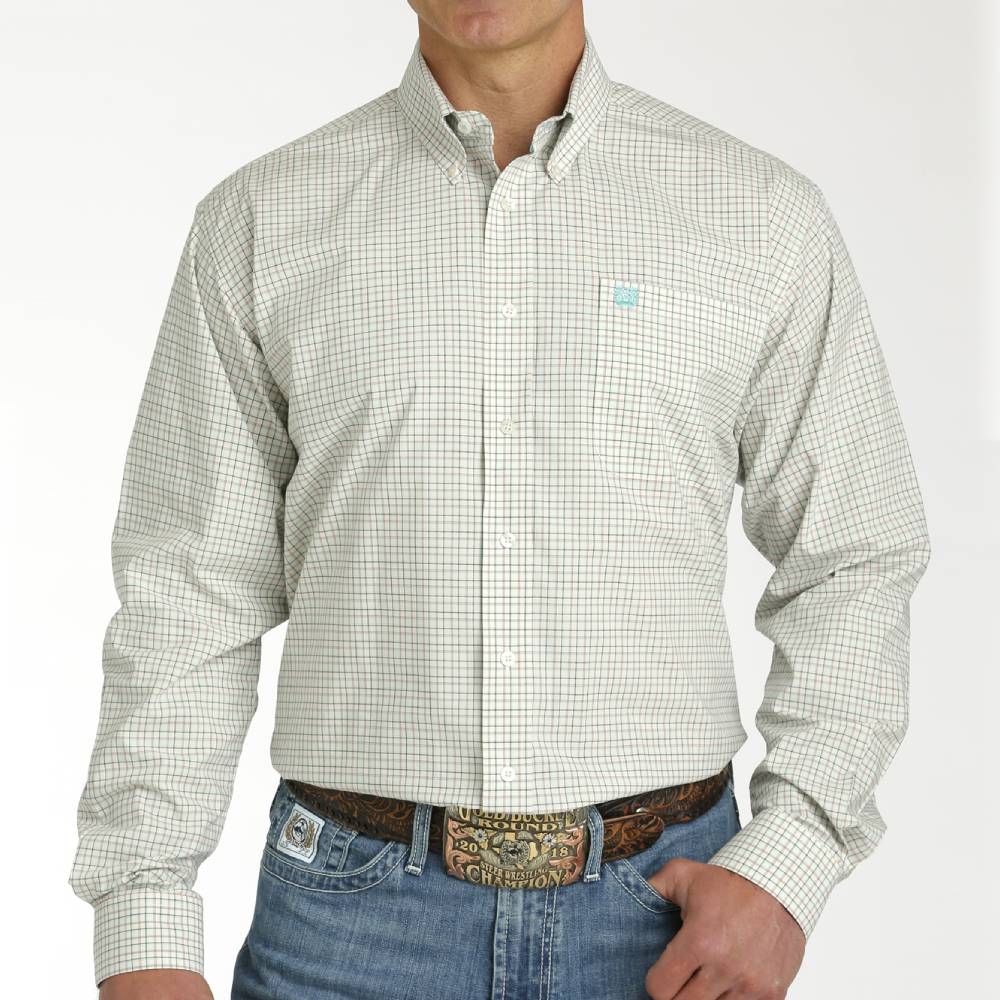 Cinch Men's Plaid Print Shirt MEN - Clothing - Shirts - Long Sleeve Shirts Cinch   