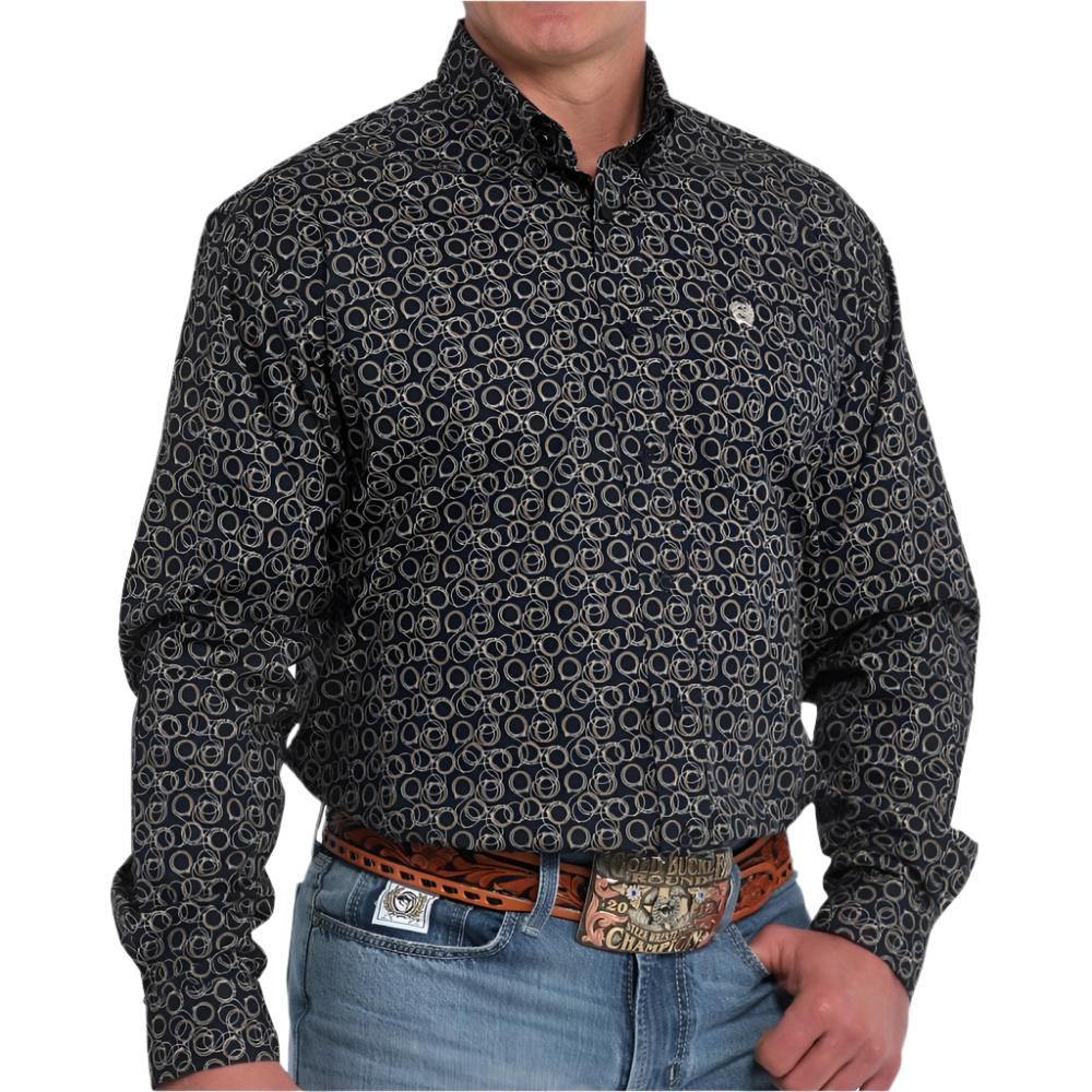 Cinch Men's Rope Print Shirt MEN - Clothing - Shirts - Long Sleeve Cinch