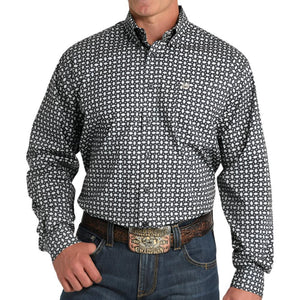 Cinch Men's Stretch Geo Shirt