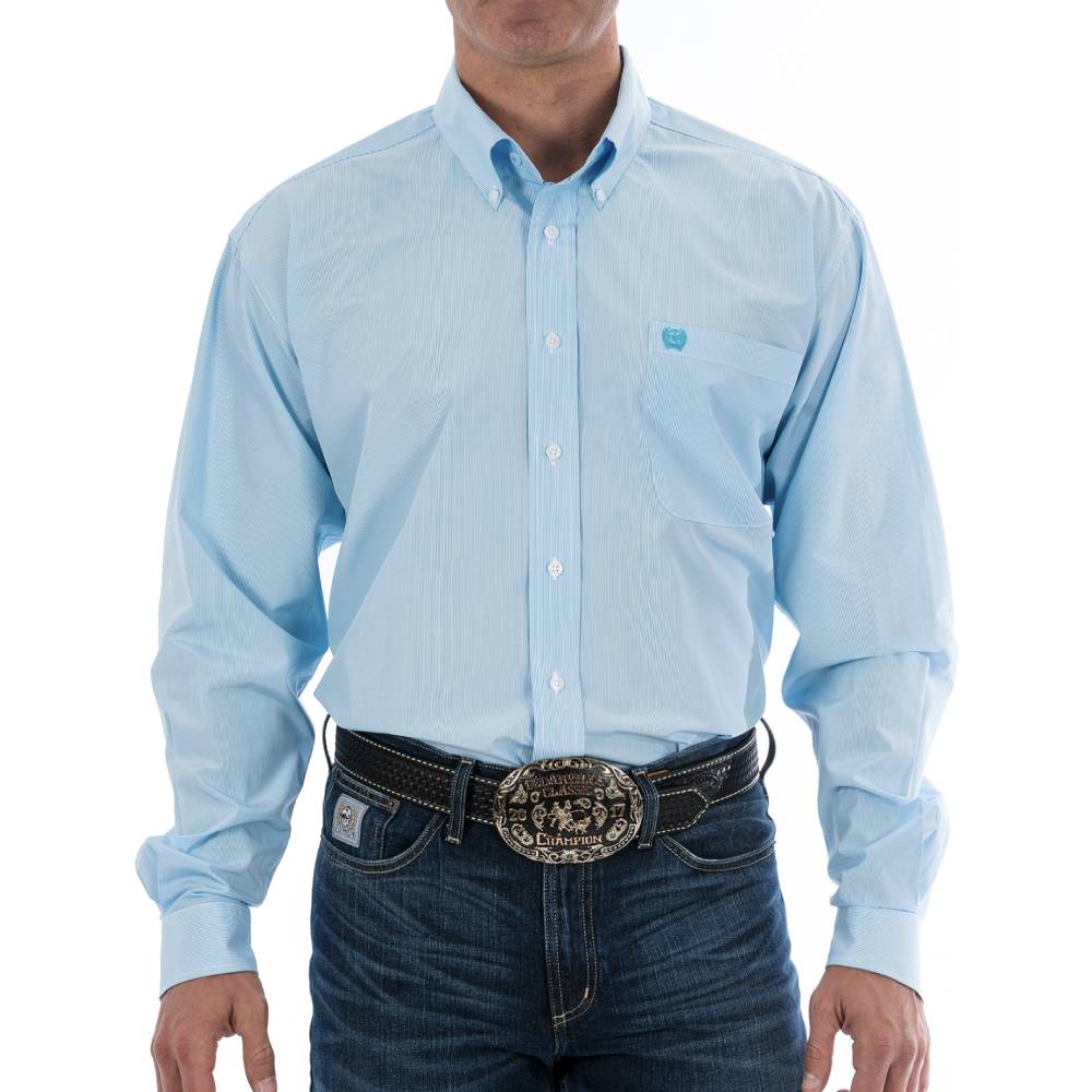 Cinch Men's Stripe Button Shirt MEN - Clothing - Shirts - Long Sleeve Shirts Cinch   