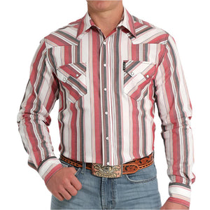 Cinch Men's Striped Modern Fit Shirt MEN - Clothing - Shirts - Long Sleeve Shirts Cinch   