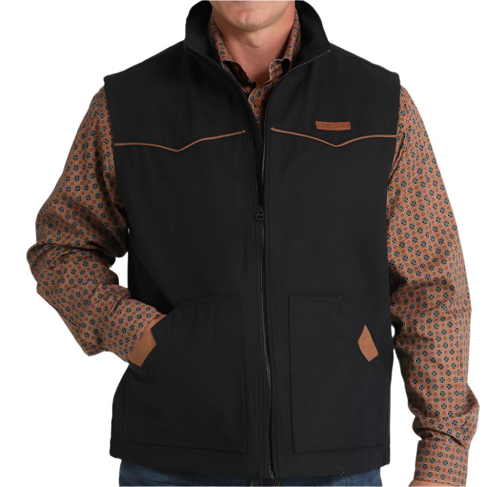 Cinch Men s Wax Canvas Vest Teskeys