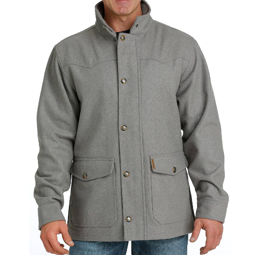 Cinch Men's Wooly Ranch Coat MEN - Clothing - Outerwear - Jackets Cinch   