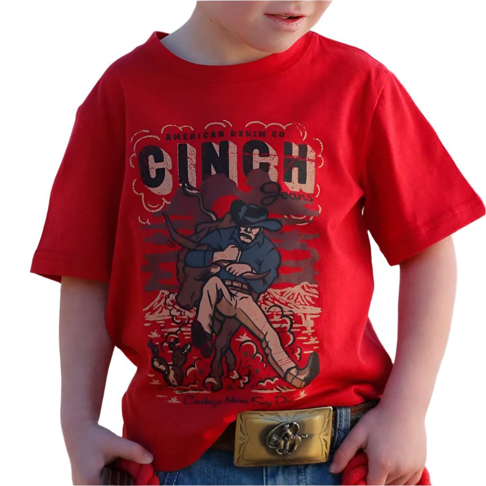 Cinch Toddler Steer Wrestler Tee KIDS - Baby - Baby Boy Clothing Cinch   