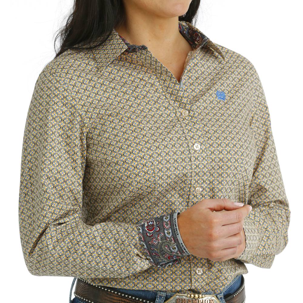Cinch Women's Geo Print Shirt WOMEN - Clothing - Tops - Long Sleeved Cinch   