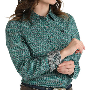 Cinch Women's Geo Print Shirt WOMEN - Clothing - Tops - Long Sleeved Cinch   