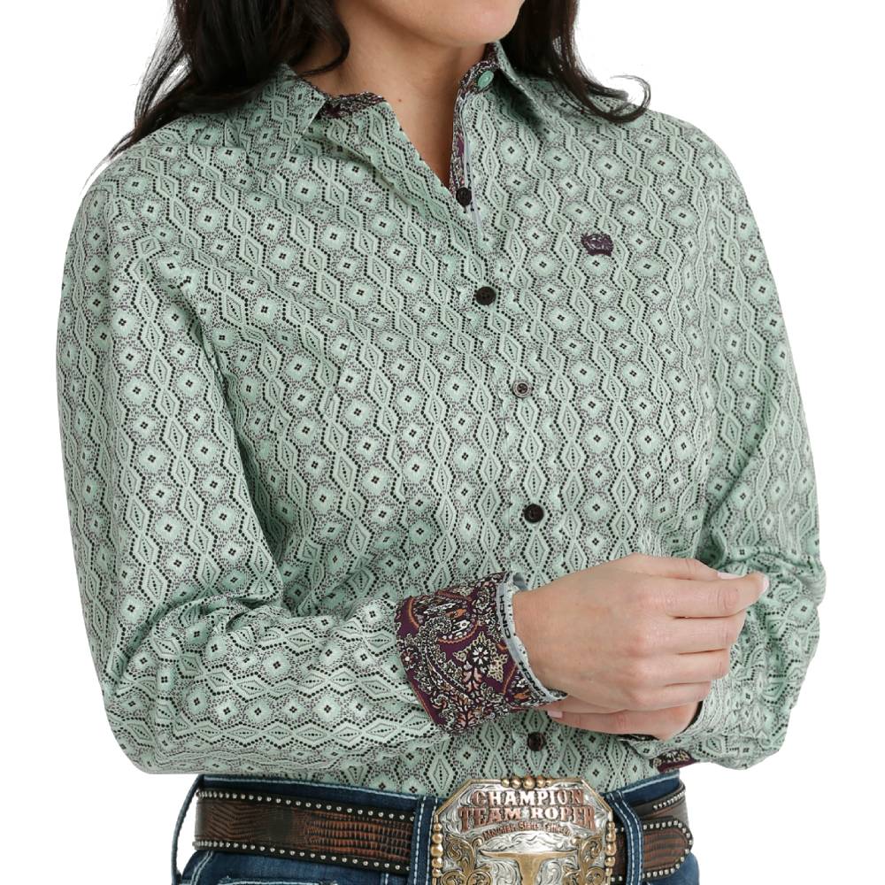 Cinch Women's Aztec Button Shirt WOMEN - Clothing - Tops - Long Sleeved Cinch   