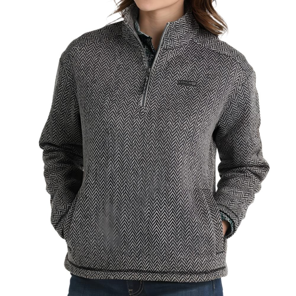 Cinch Women's 1/2 Zip Herringbone Pullover WOMEN - Clothing - Pullovers & Hoodies Cinch   