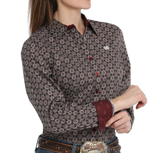 Cinch Women's Medallion Print Shirt WOMEN - Clothing - Tops - Long Sleeved Cinch