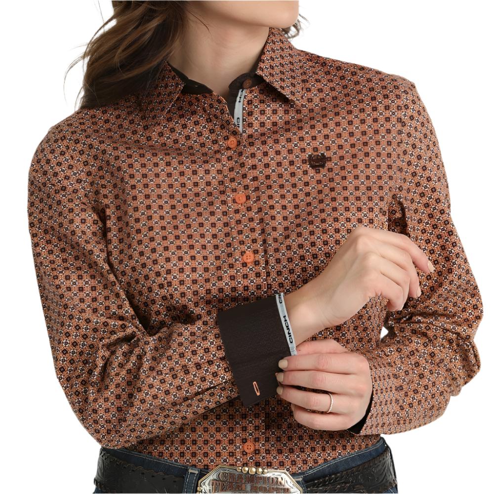 Cinch Women's Medallion Print Shirt WOMEN - Clothing - Tops - Long Sleeved Cinch   