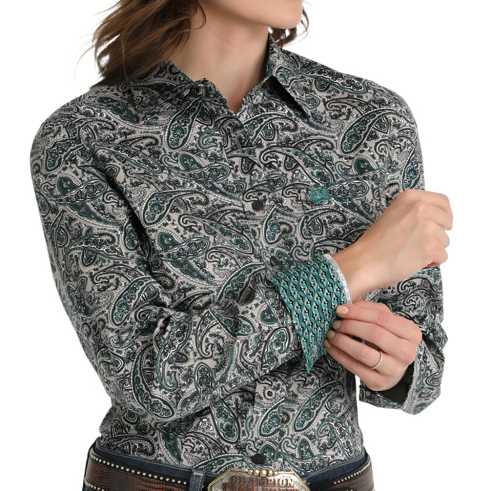 Cinch Women's Paisley Print Shirt WOMEN - Clothing - Tops - Long Sleeved Cinch   