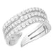 Montana Silversmiths Calm Waters Crystal Open Ring WOMEN - Accessories - Jewelry - Rings Montana Silversmiths   