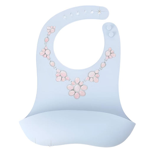 Cluster Jewelry Silicone Bib - Blue KIDS - Accessories Western Grande, LLC   