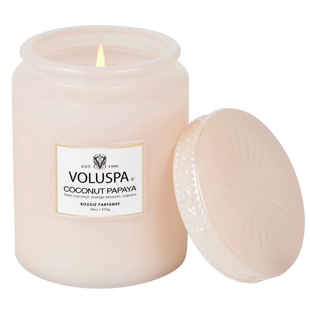 Coconut Papaya Large Jar Candle HOME & GIFTS - Home Decor - Candles + Diffusers Voluspa   