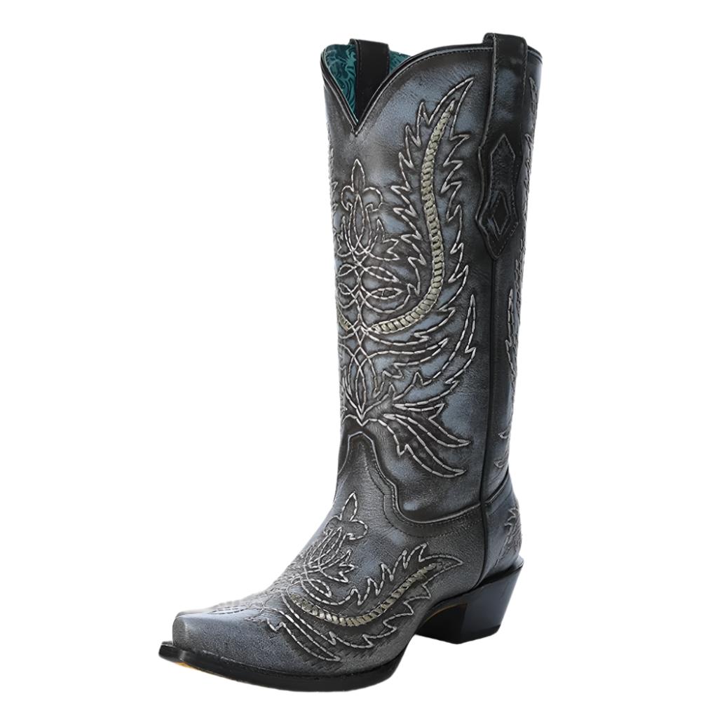 Corral Dark Blue Embroidered Boot WOMEN - Footwear - Boots - Western Boots Corral Boots