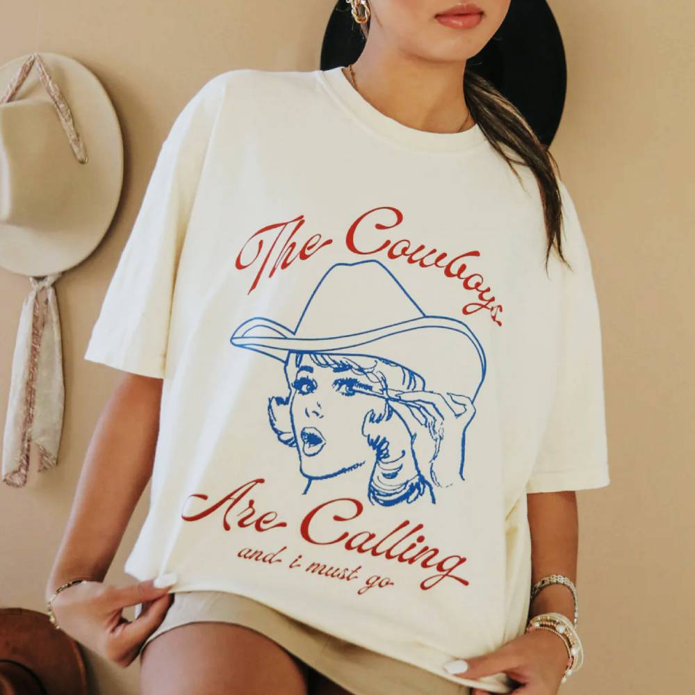 "Cowboys Calling" Tee WOMEN - Clothing - Tops - Short Sleeved Charlie Southern   