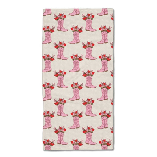 Geometry Cowgirl Boots Bar Towel HOME & GIFTS - Tabletop + Kitchen - Kitchen Decor Geometry