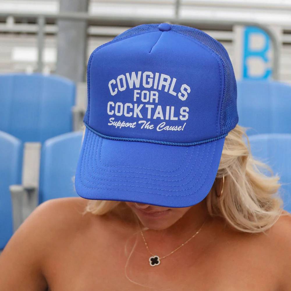 Cowgirls For Cocktails Trucker Hat WOMEN - Accessories - Caps, Hats & Fedoras Charlie Southern   