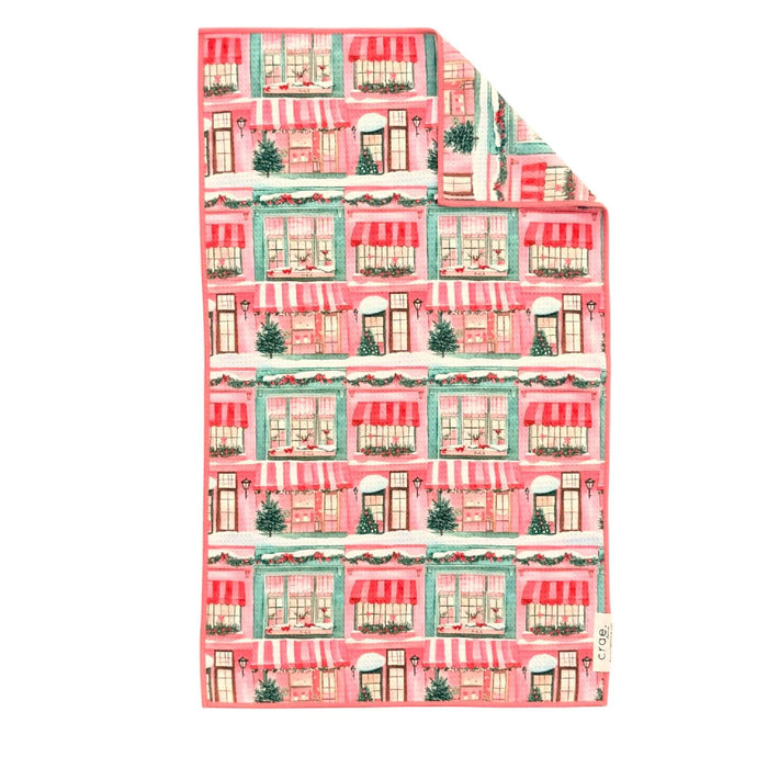 Crae Christmas On Main Double Sided Hand Towel