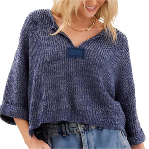 Cropped Solid Sweater Top WOMEN - Clothing - Tops - Short Sleeved Illa Illa   